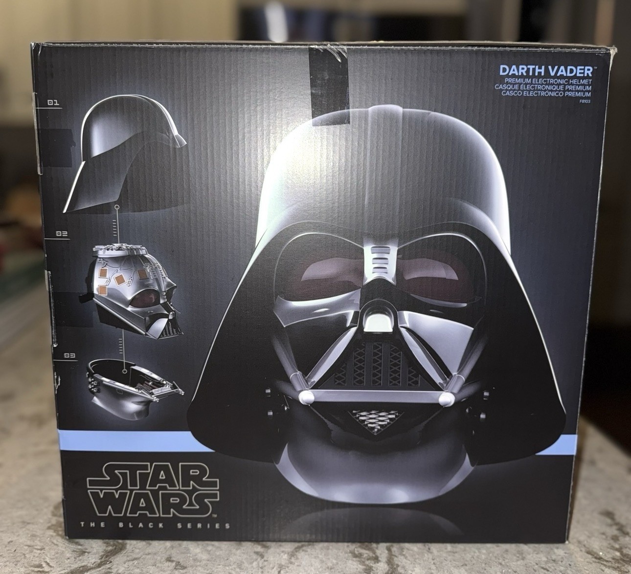 Disney Parks Star Wars The Black Series Darth Vader Premium Electronic Helmet!