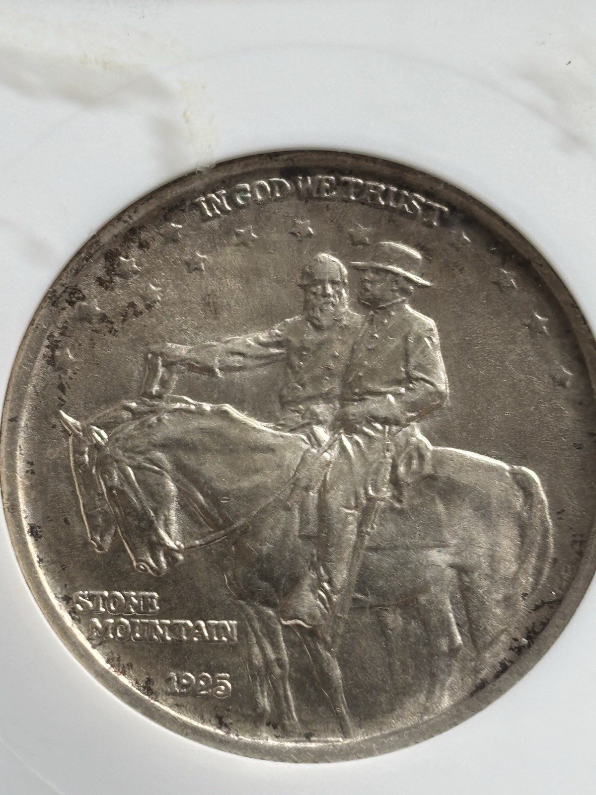 1925 Stone Mountain Commemorative Silver Half Dollar 'DDO' ANACS MS63 Old Holder