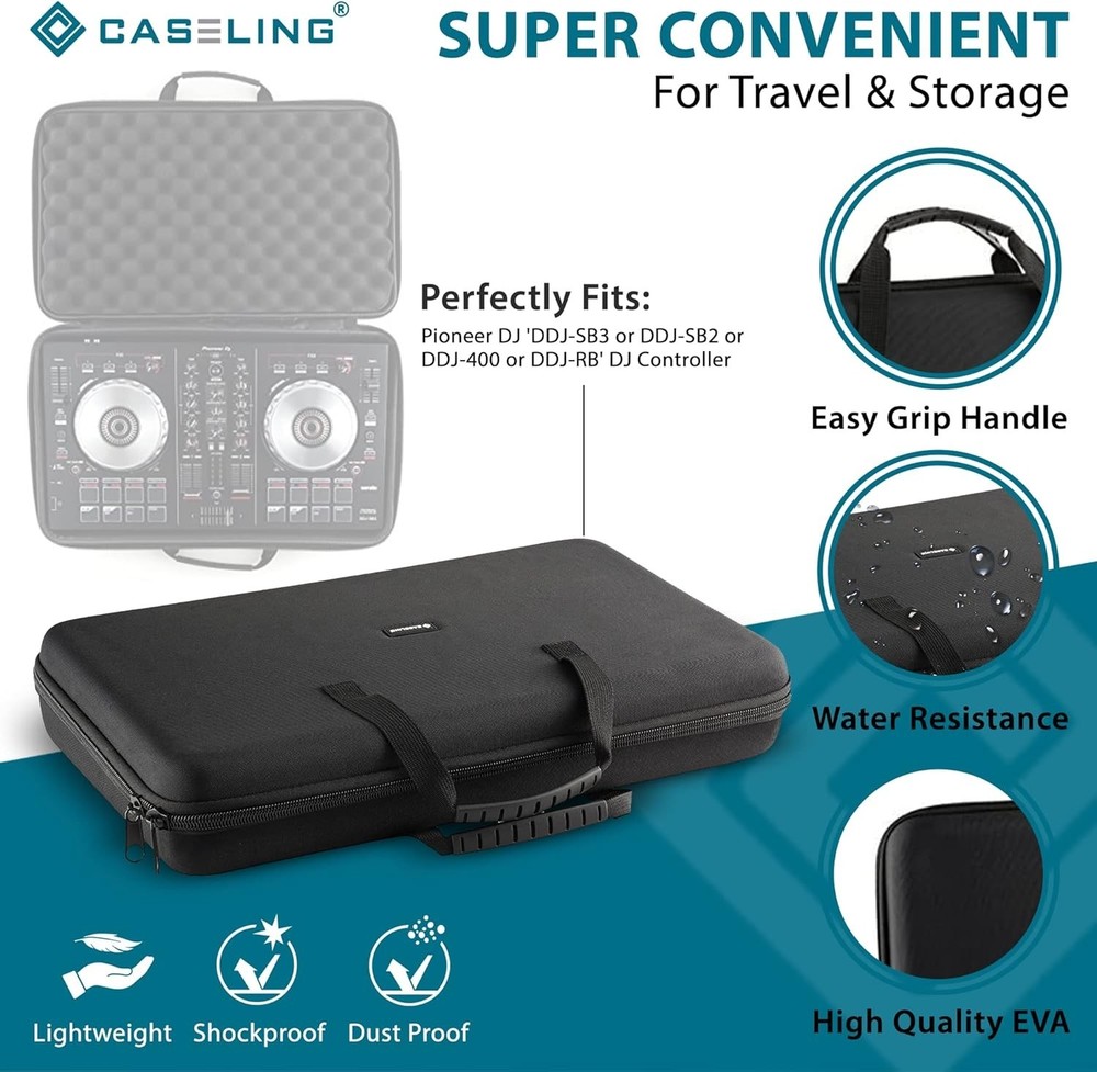 Waterproof Travel Case for DJ Controller