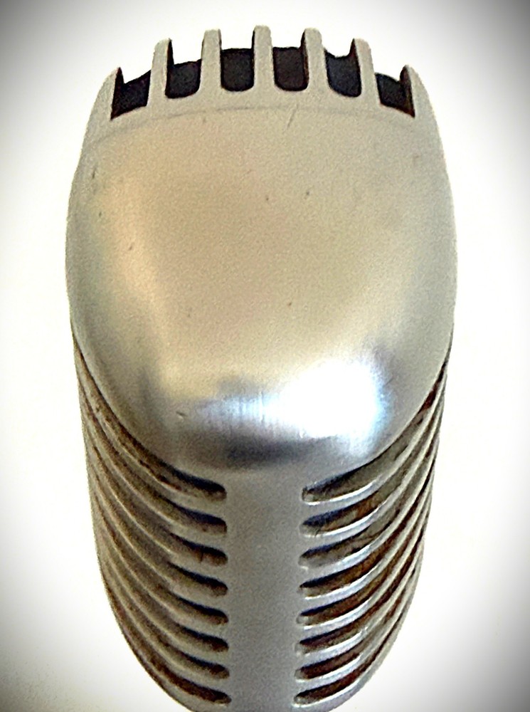 Vintage 1957's Shure 55S Dynamic Microphone, working great w/cable-stand-nice!