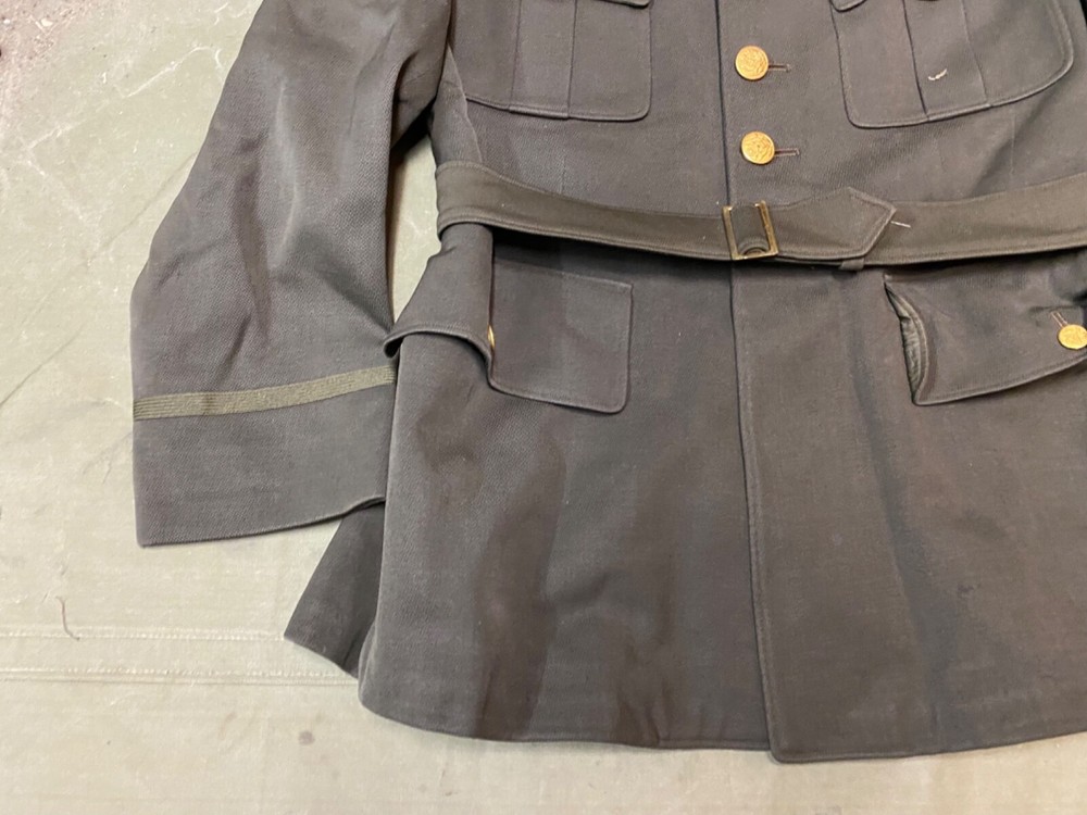 ORIGINAL WWII US ARMY OFFICER CLASS A DRESS JACKET- XSMALL 36R