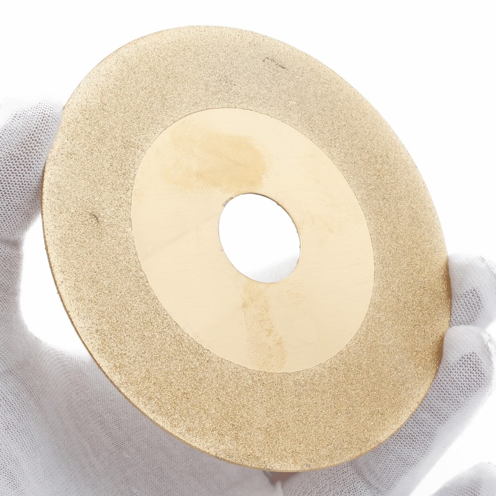 2Pcs 4" inch Titanium Diamond Flat Cutting Disc Grit 150 Grinding Wheel