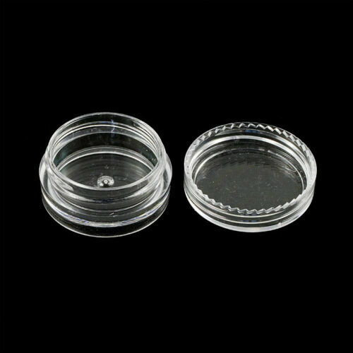 20pcs/Lot 3 Gram Empty Bottles Clear Plastic Sample Cream Makeup Container Jar