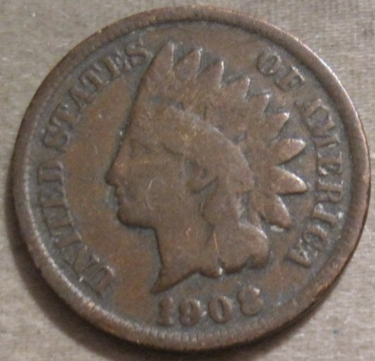SELLING AS SHOWN ~ 1908 INDIAN HEAD CENT *** 678