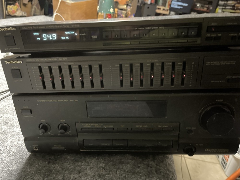 Technics SH-8017 Stereo Graphic Equalizer - CLEANED/TESTED/WORKS GREAT!