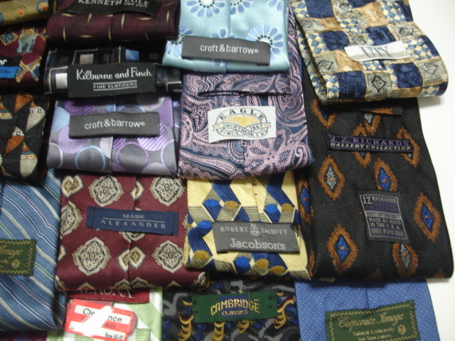 50+ Men's DESIGNER Wholesale Silk Neck Ties Neckties Lot of Stripe Paisley Craft