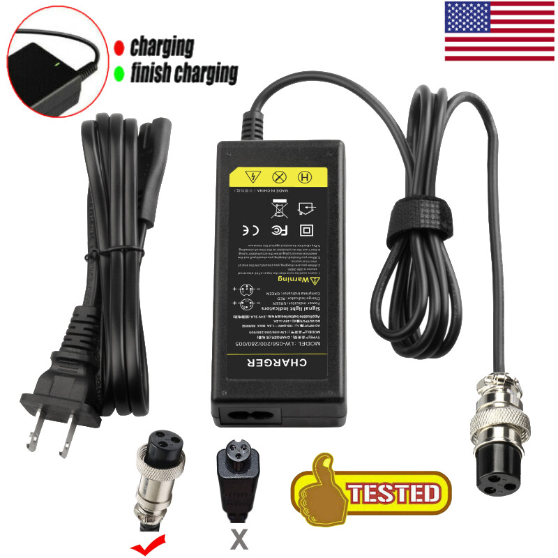 Battery Charger For Razor Dirt Bike E100 E200 E300 E125 E150 E175 E500