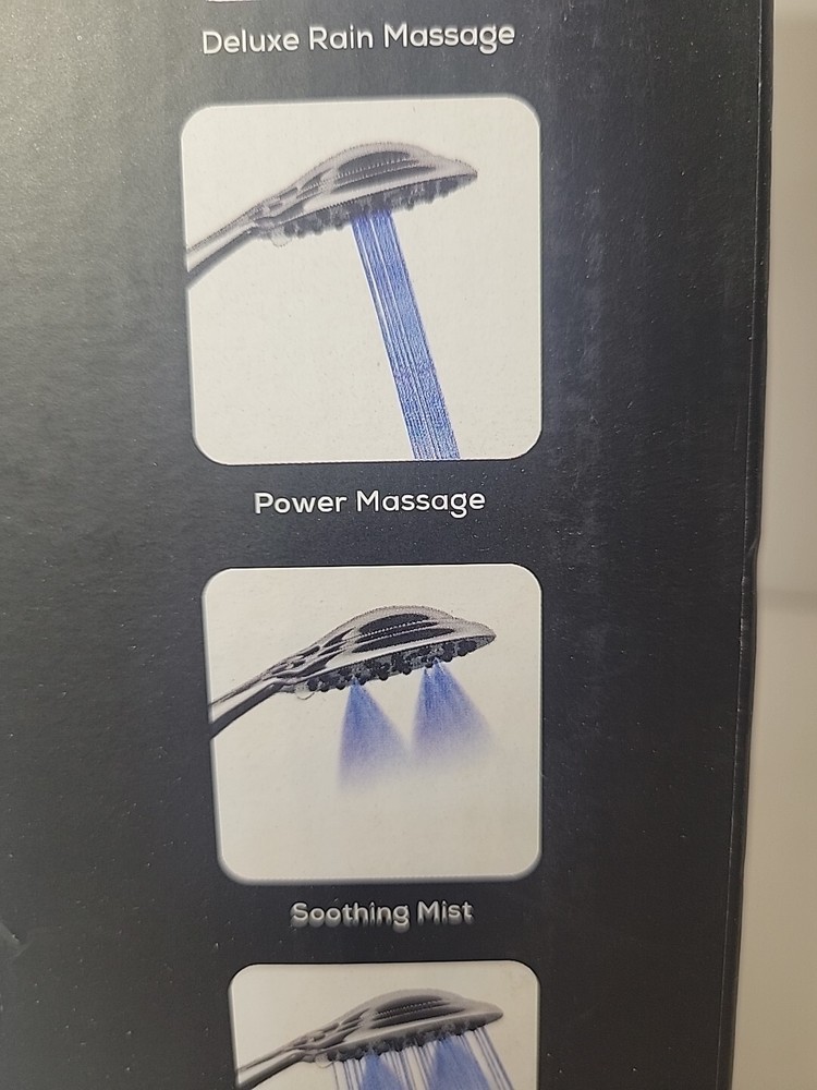 SparkPod 6 Spray Setting High Pressure Hand Held Shower Head - 6" Wide Angle
