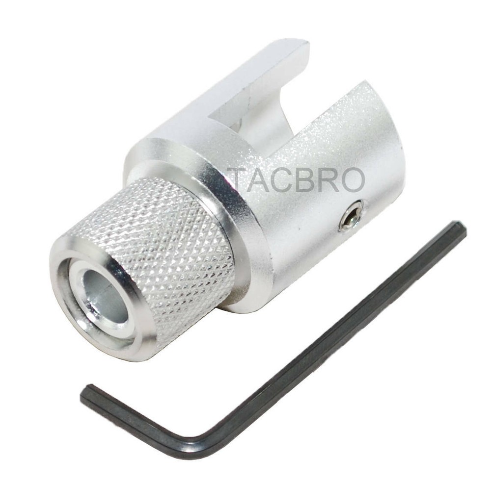 Anodized Silver Ruger 1022 1/2x28 Muzzle Adapter Set