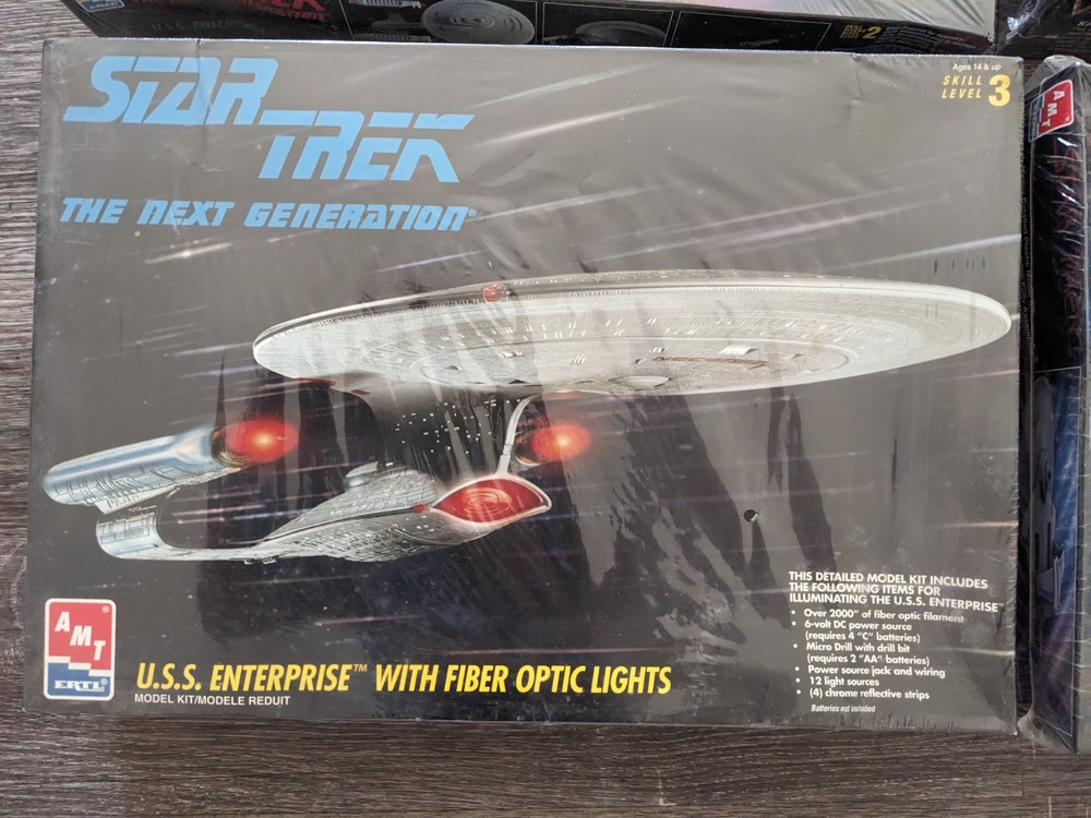 amt star tek space ship model lot