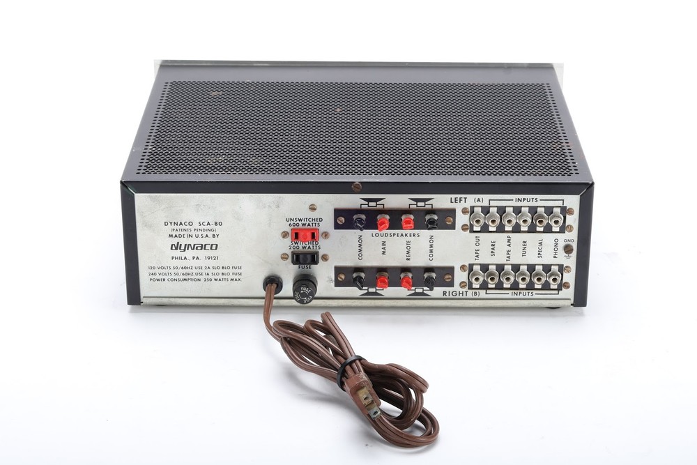 Dynaco SCA-80 Integrated Solid State Amplifier - Fair Condition