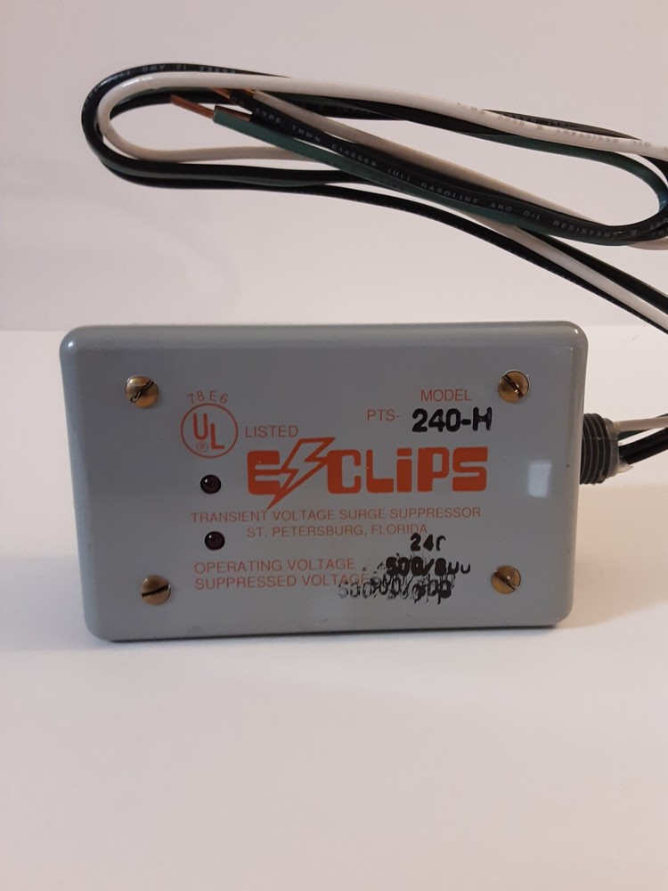 Vintage Scepter E Clips Transient Voltage Surge Suppressor Model 240H