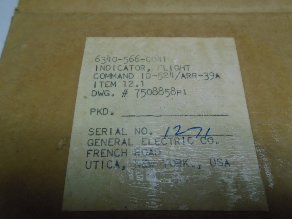 Aviation's Instruments HD 649 Altimeter & Speed Indicator D-524/ARR-39A