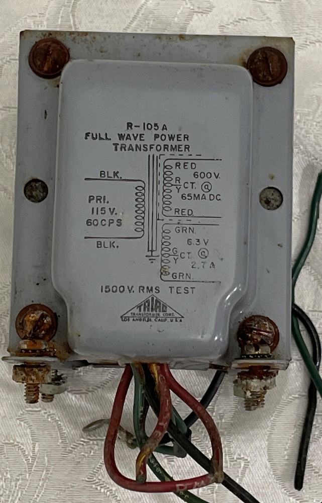 Triad R-105A Full Wave Power Transformer