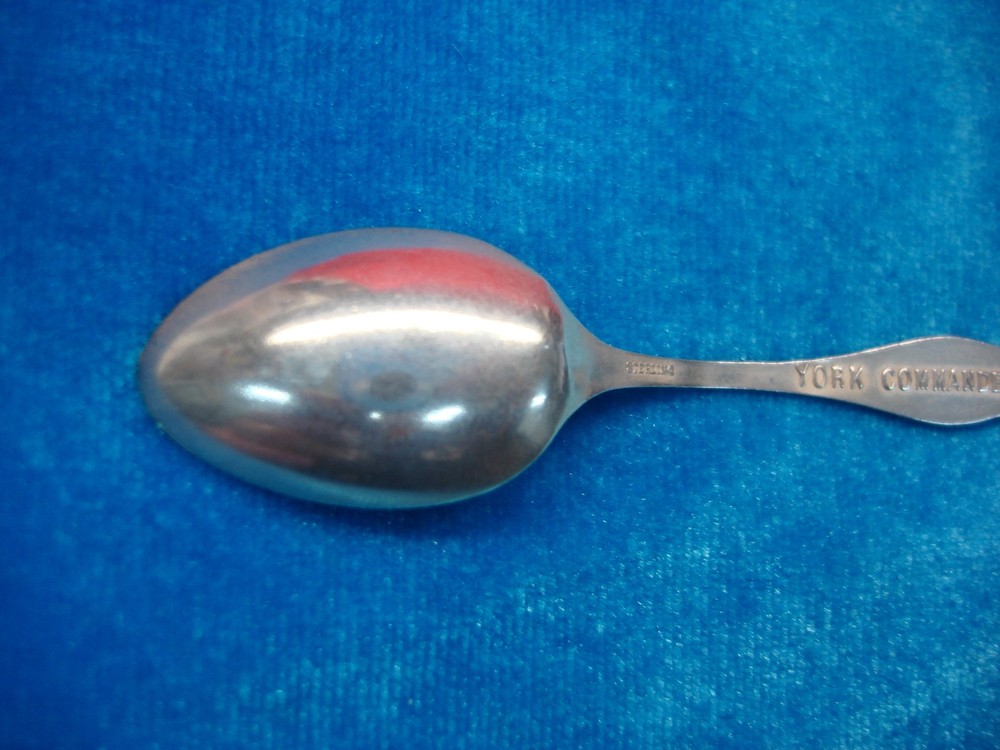 KNIGHTS TEMPLAR - YORK COMMANDERY - 1904 ANNUAL CONCLAVE - STERLING COLL. SPOON