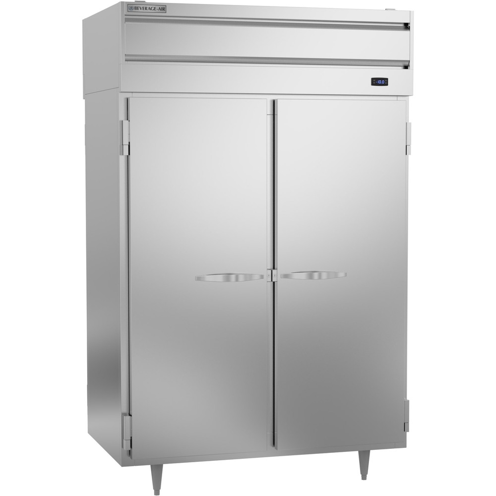Beverage Air PFD2HC-1AS 2-Section Pass-Thru Freezer w/ 4 Solid Full-Doors, 48...