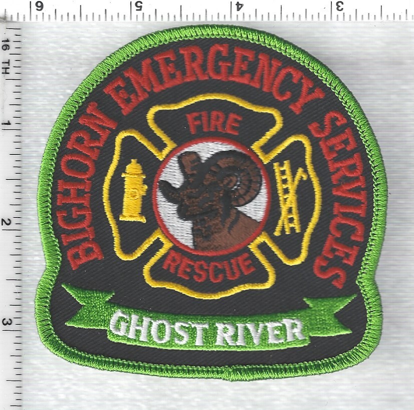 Ghost River Bighorn Emergency Services Fire-Rescue (Alberta, Canada) Patch