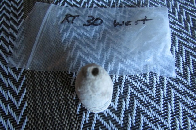 Gettysburg Dug Bullet -Route 30 West - .58 Pulled (1117)