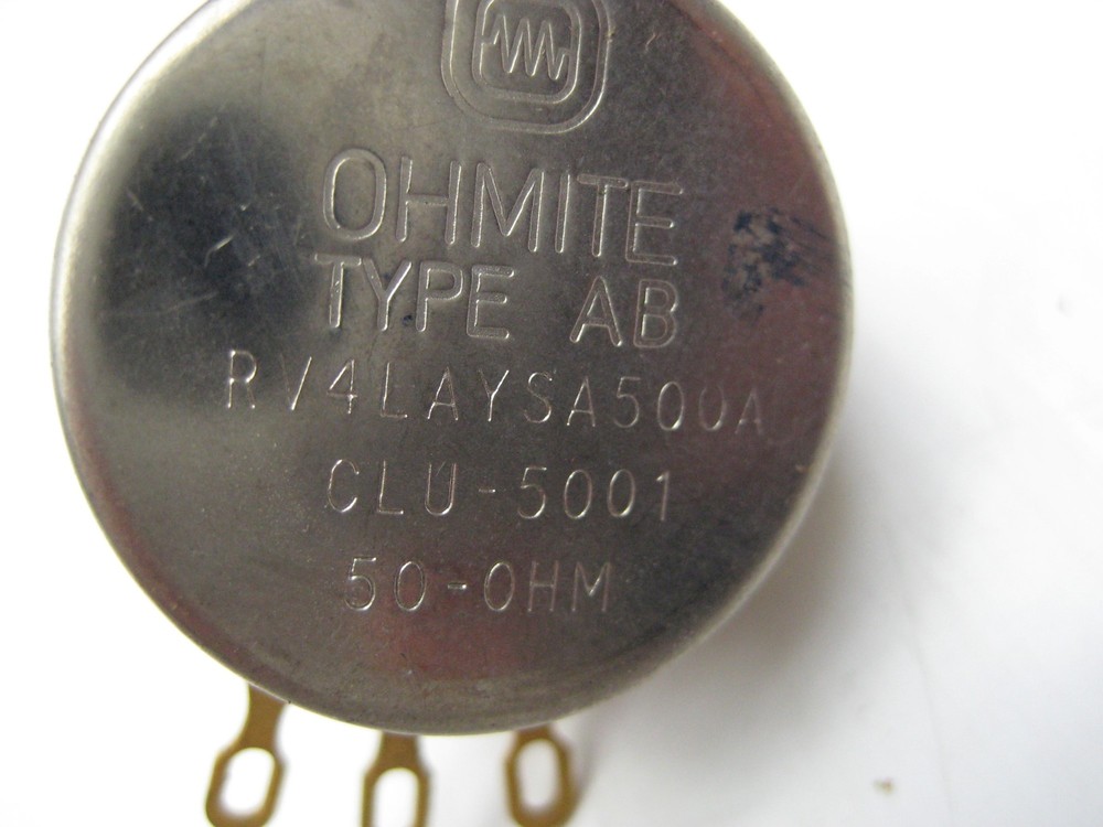 OHMITE RV4LAYSA500A POTENTIOMETER NSNP