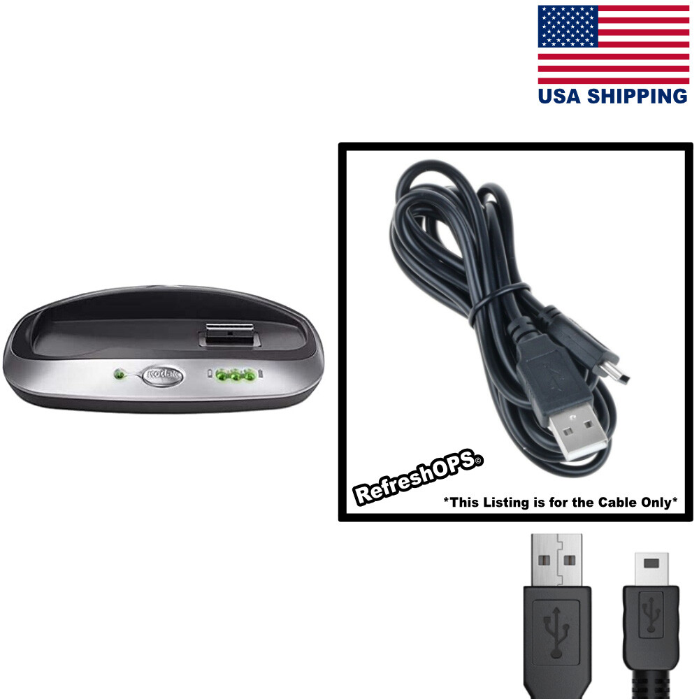 Kodak Camera Dock USB Cable Transfer Cord Replacement