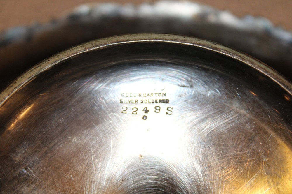 Vintage Reed & Barton Silver Soldered Footed Compote Model No. 2249S