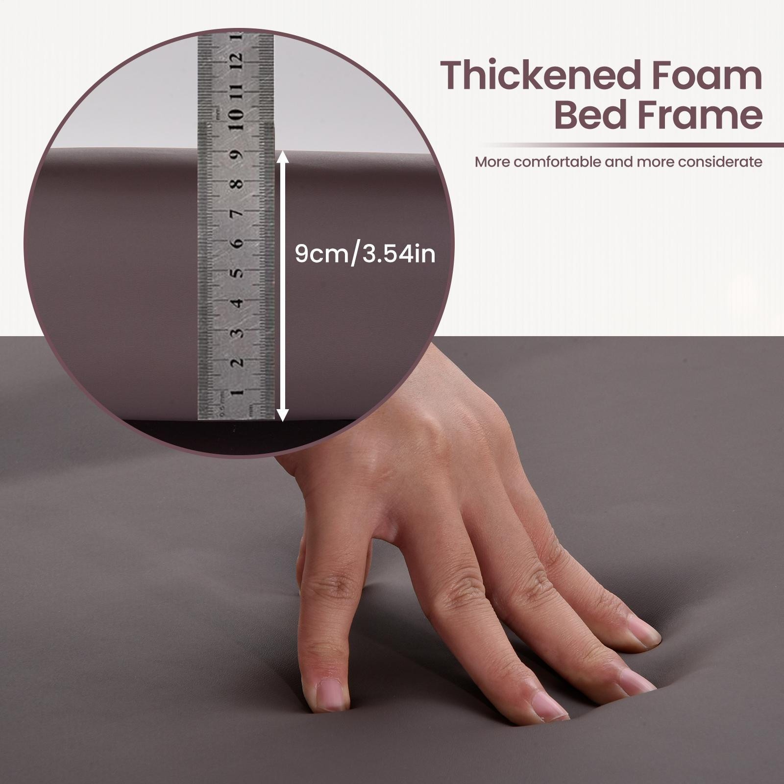 PU Leather Heavy Duty Professional Stationary Massage Bed -Brown