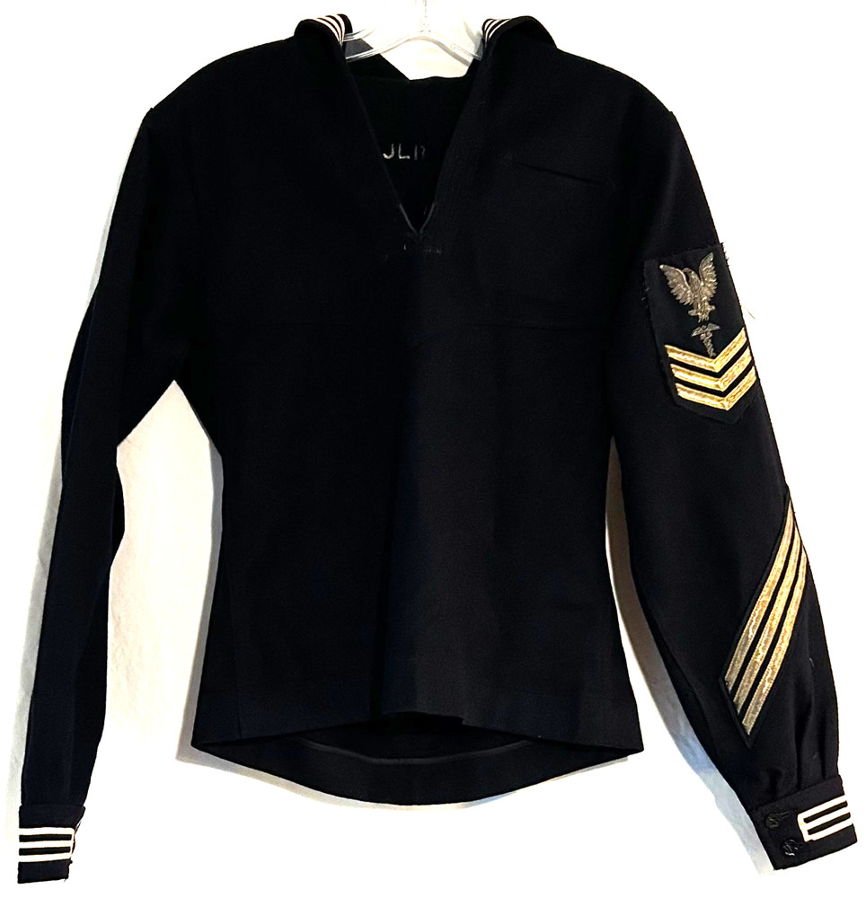 Post WWII USN Navy Pharmacist First Class Jumper