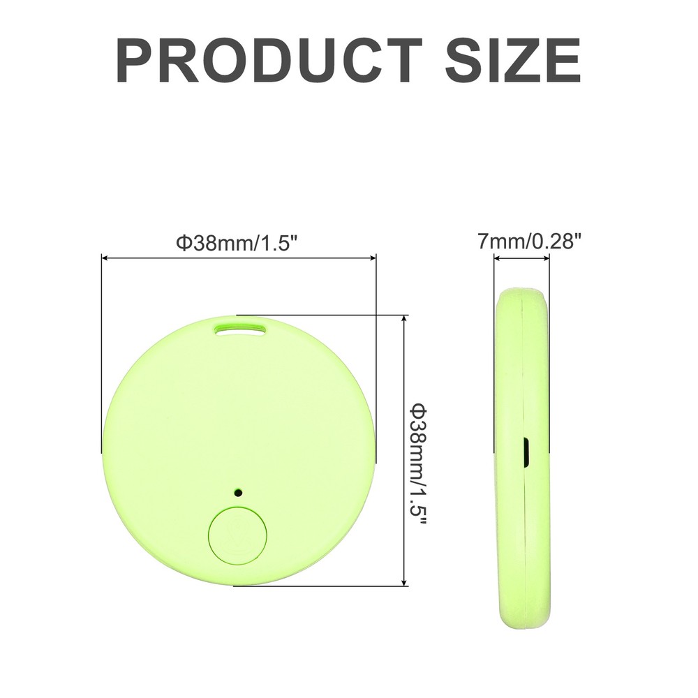 Bluetooth Tracker (for IOS) GPS Tracker Green Round