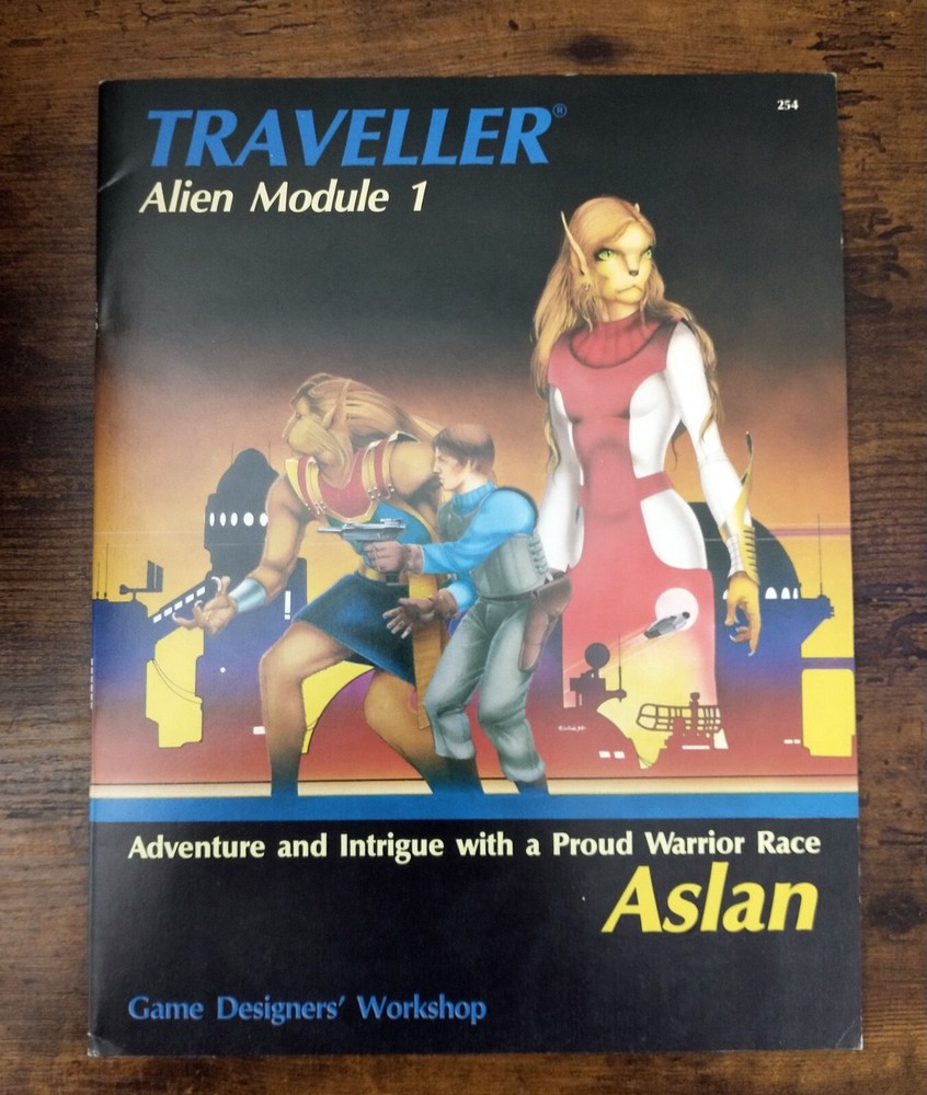 Classic Traveller RPG Alien Module 1 Aslan 1984 GDW