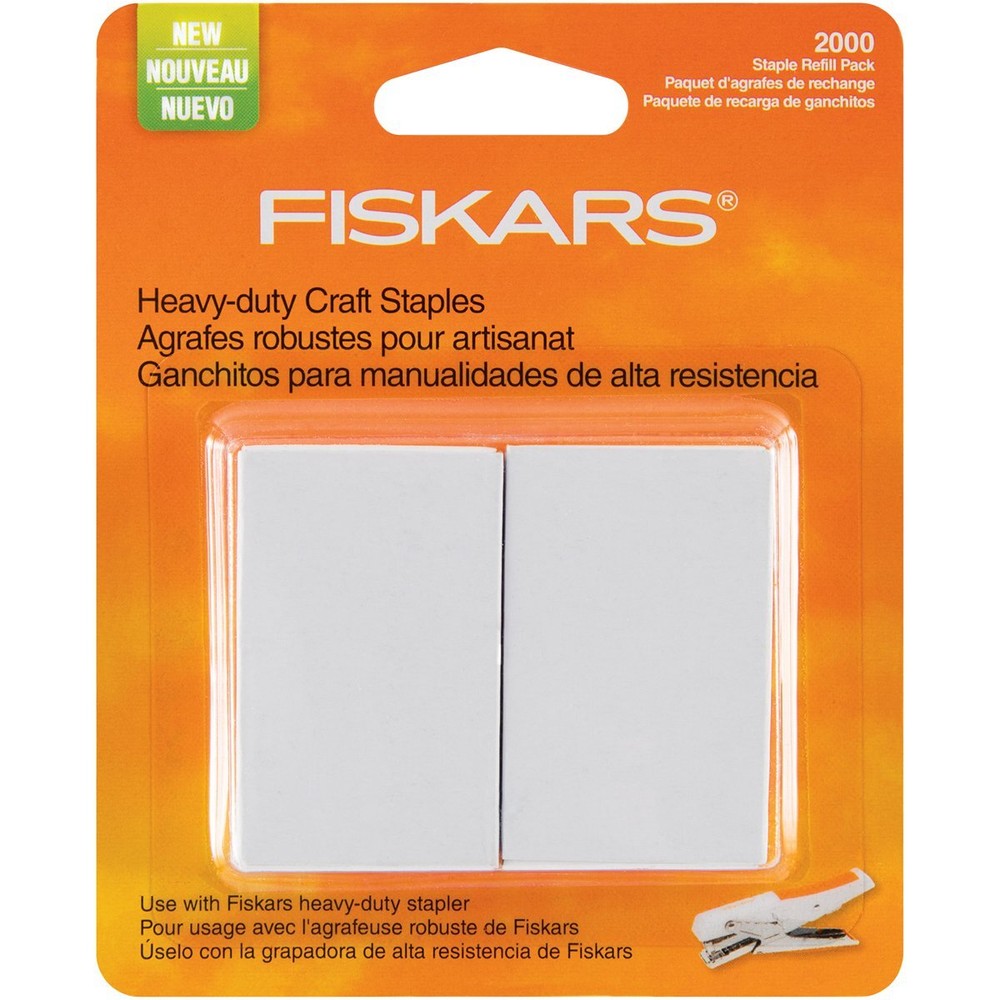 FISKARS Heavy-Duty CRAFT STAPLE Refill Pack - 2,000/Pkg