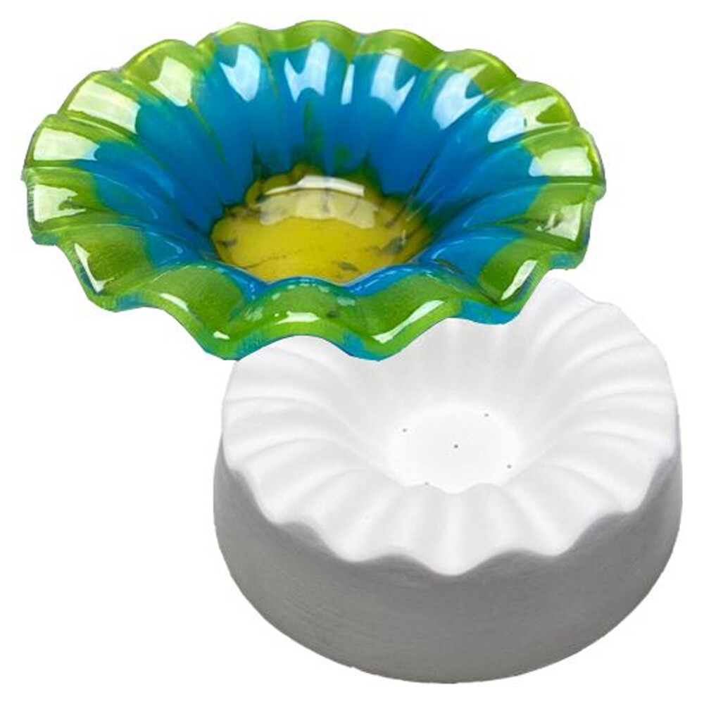 Fluted Slump Glass Fusing Kiln Mold