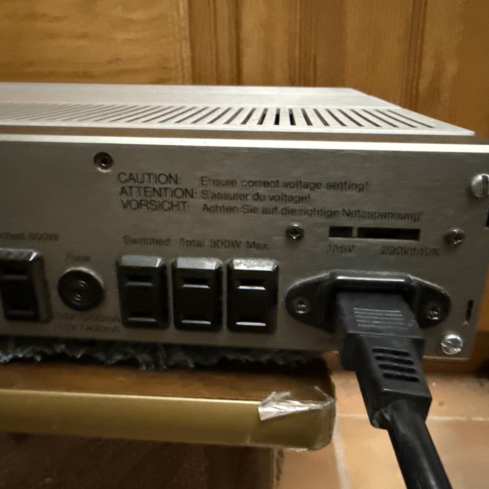 TANDBERG CONTROL AMP TCA 3002 Silver Working