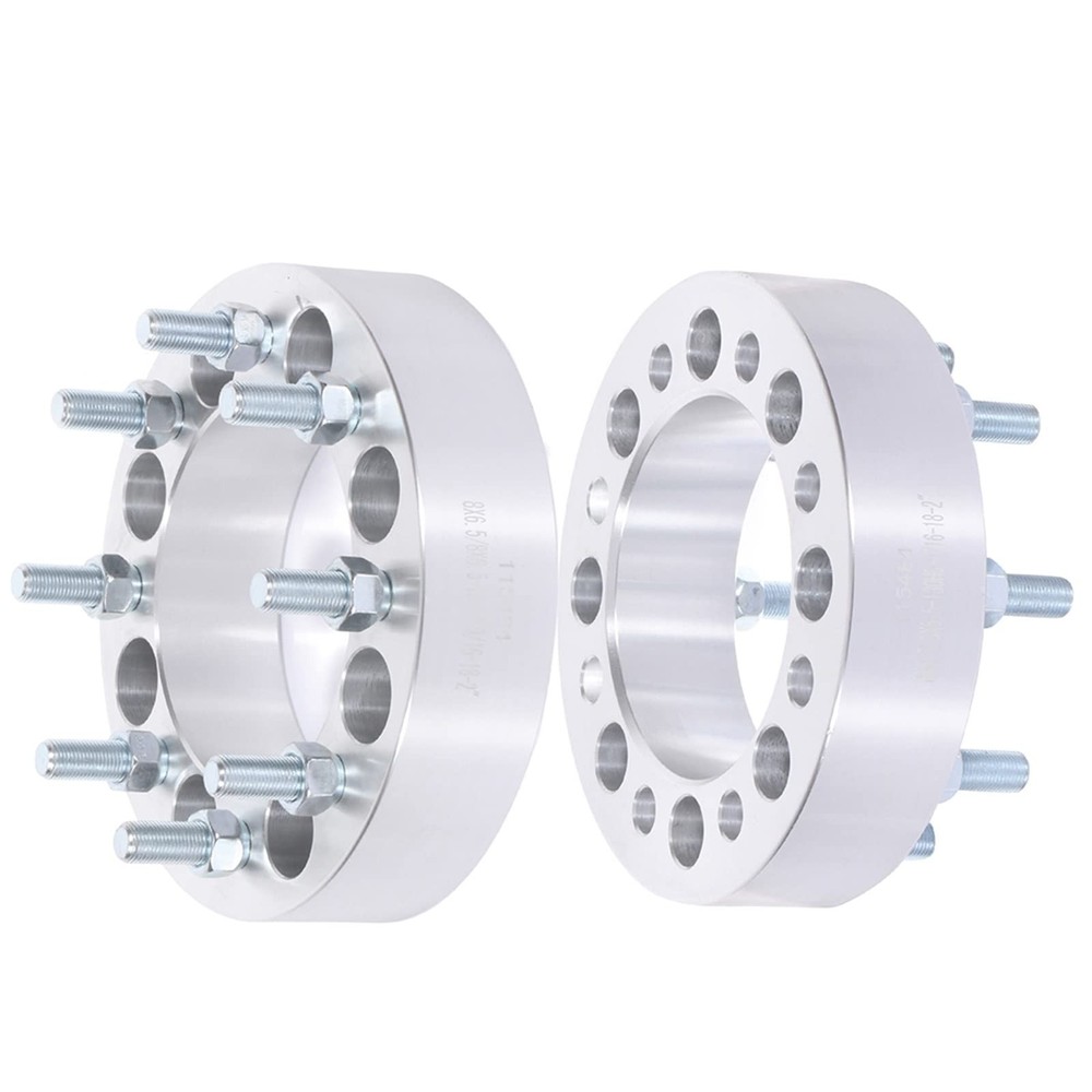 2 Inch Wheel Adapters Spacers 8x6.5 Bolt Pattern