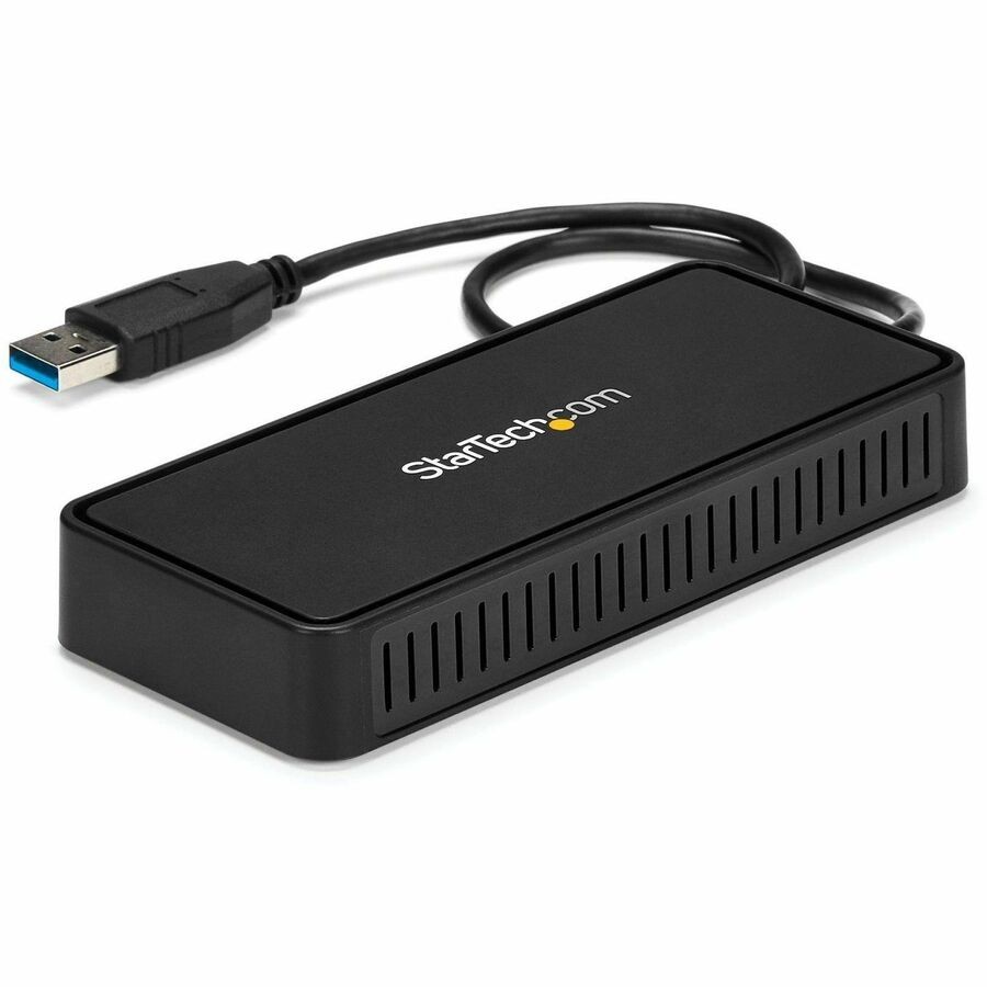 StarTech USBA2DPGB USB to Dual DisplayPort Mini Dock 4K 60Hz