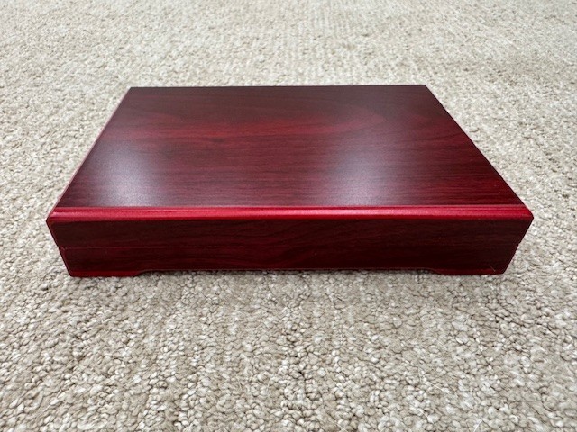 Premium Wooden 2 NGC Coin Display Storage Box Case Collector Coin Holder NGC NEW