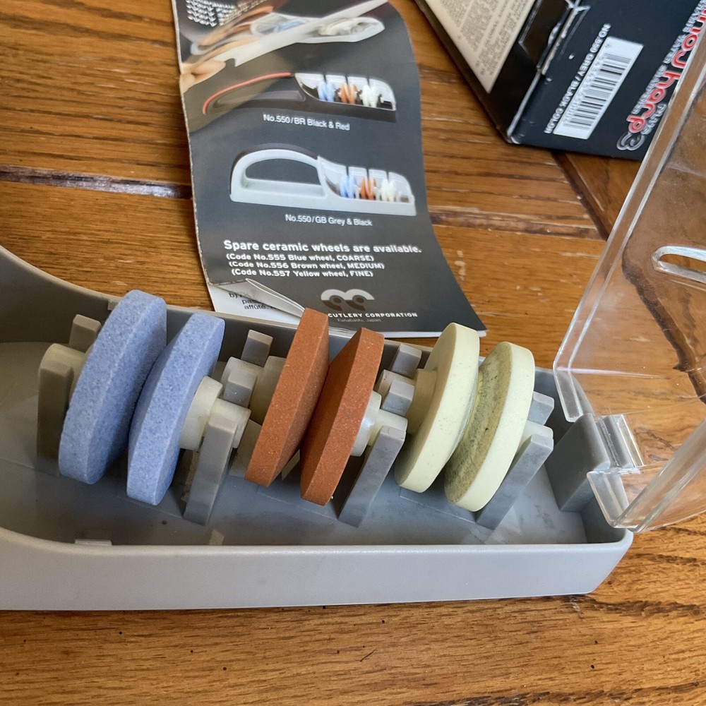 JAPAN Mino Sharp Plus 3 Ceramic Stone Water Sharpener No.550