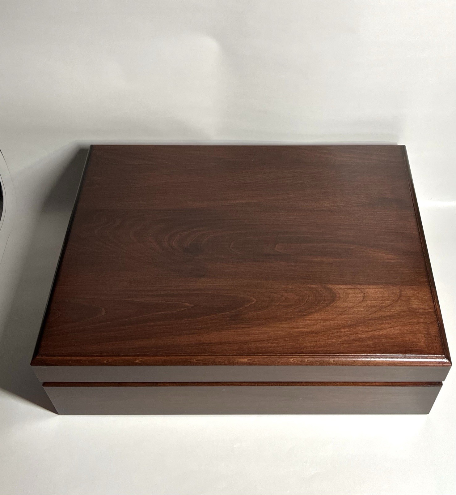 Crane & Co. Large Stationery Cherry Box / Hand made /VHTF