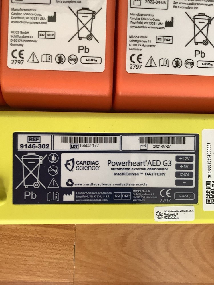 Cardiac Science G5 Batteries