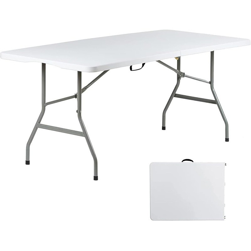 Folding Table Portable Heavy Duty Indoor Outdoor Multi-Use Event Table