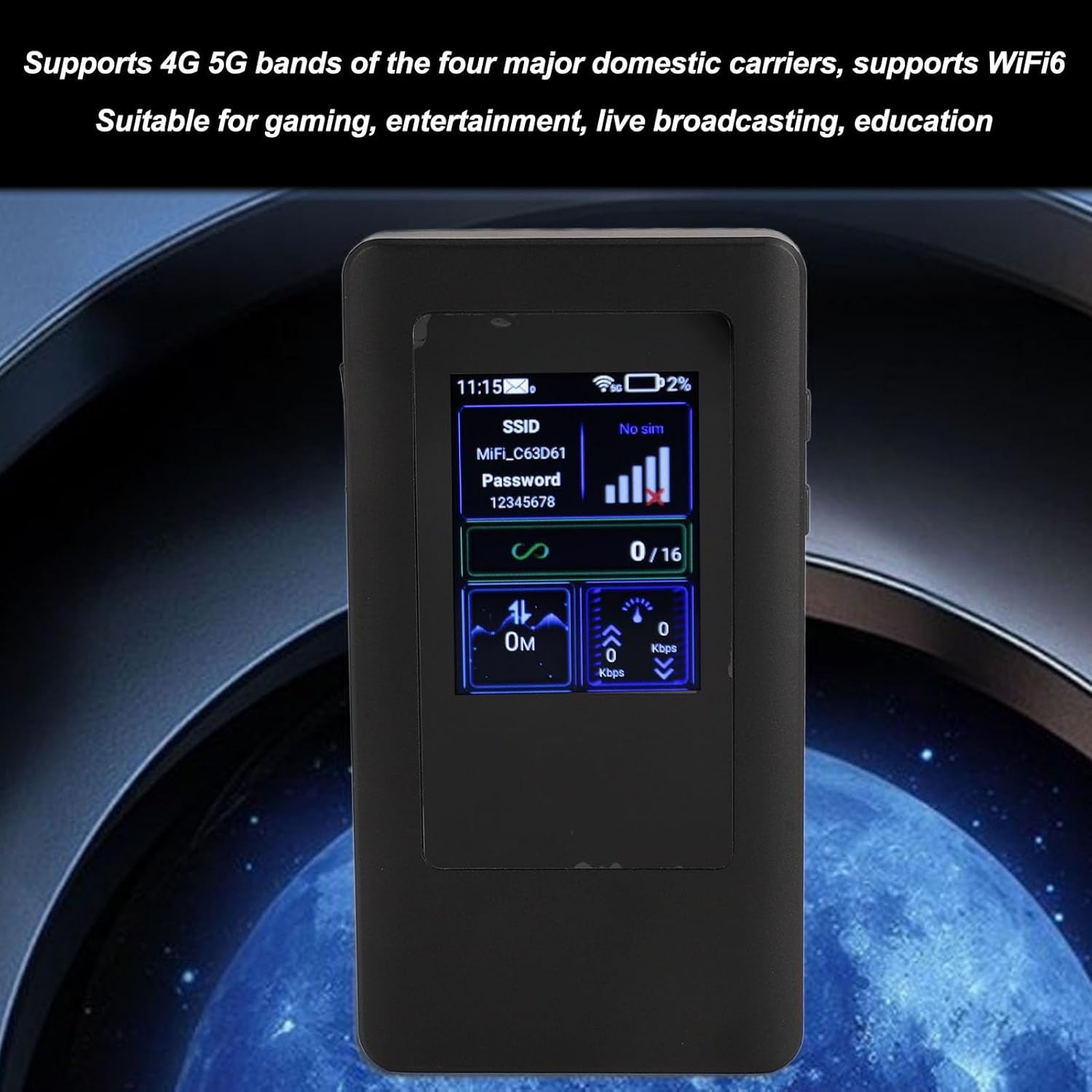 🔥🔥 6 Router with SIM Card Slot 5G WiFi Mobile Hotspot 6 Modem