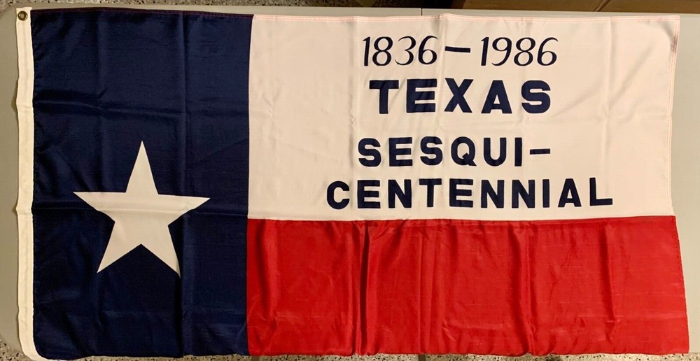 Vintage Texas Sesquicentennial Flag