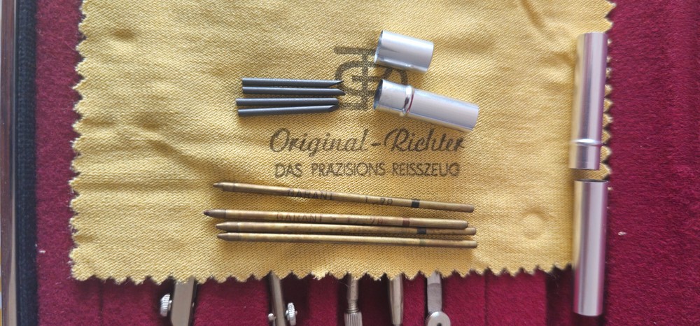 Drafting Drawing SET Mechanical Tools ORIGINAL RICHTER PRACISION Kopernikus XI