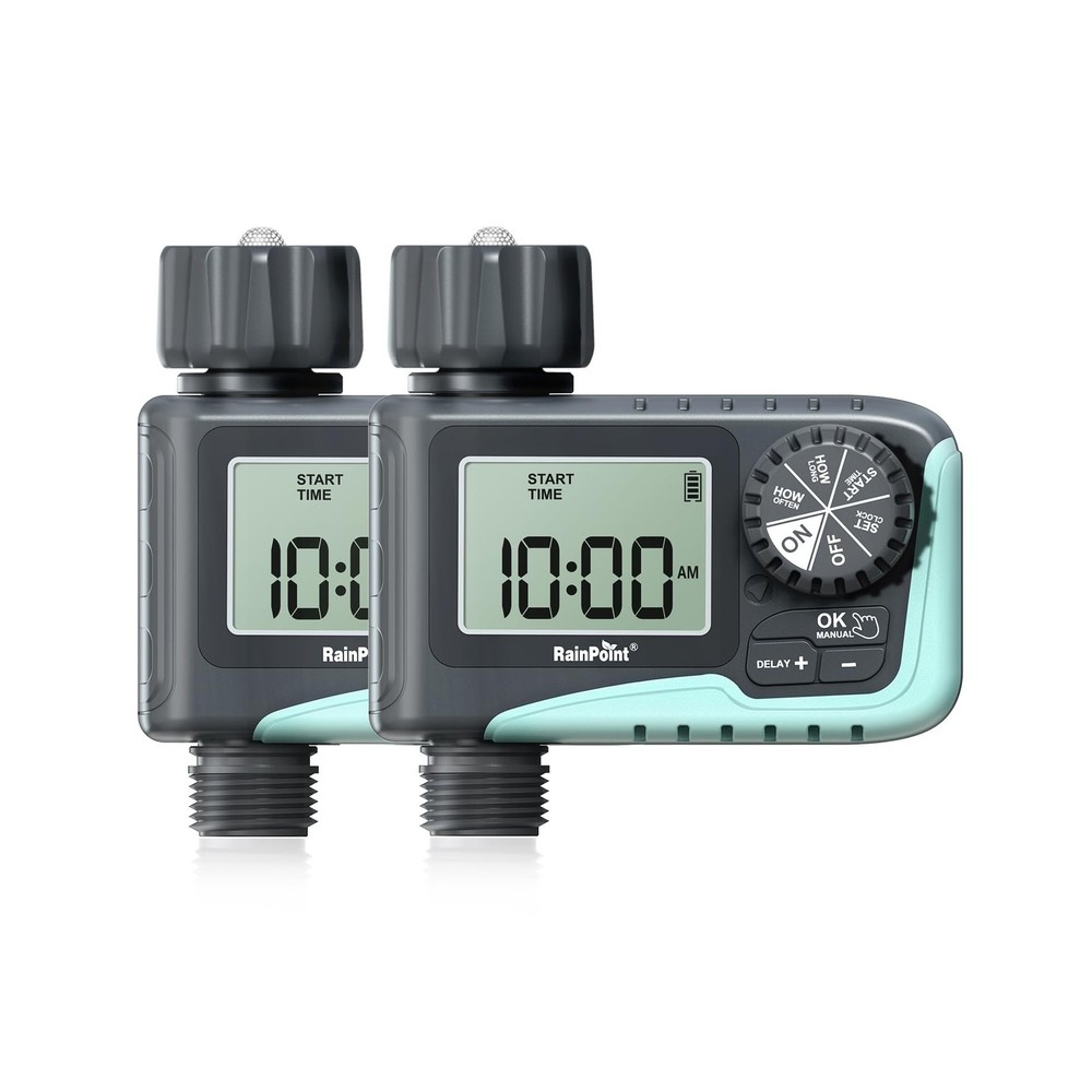 RAINPOINT Sprinkler Timer, Programmable Water Timer for Garden Hose... Fast Ship