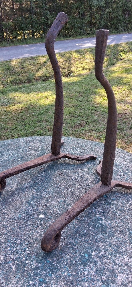 Andirons, Fire Dogs, Folk Art