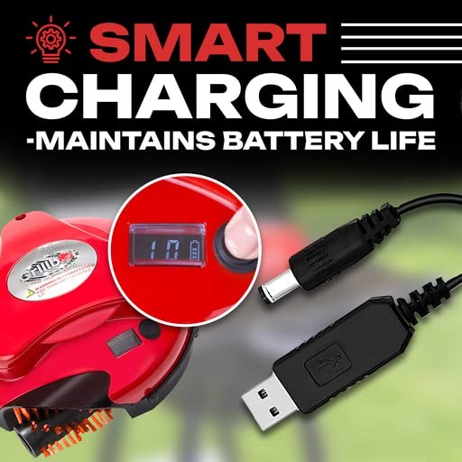 USB Charger for Automatic Grill Cleaning Robot – Replacement Charger, 1 Meter...