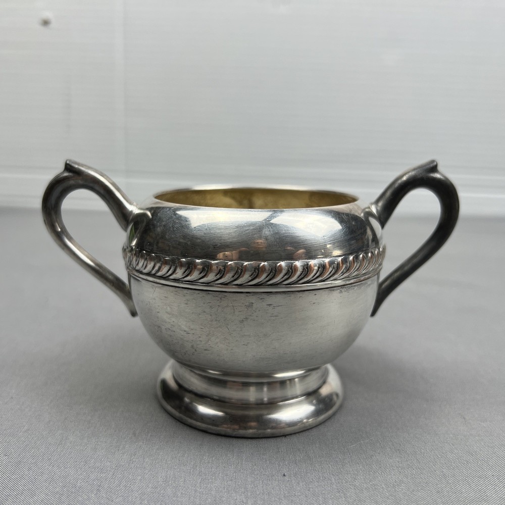 1883 F.B. Rogers Silver Co Victorian Silverplated Tea Set Pattern 1202 5-Piece