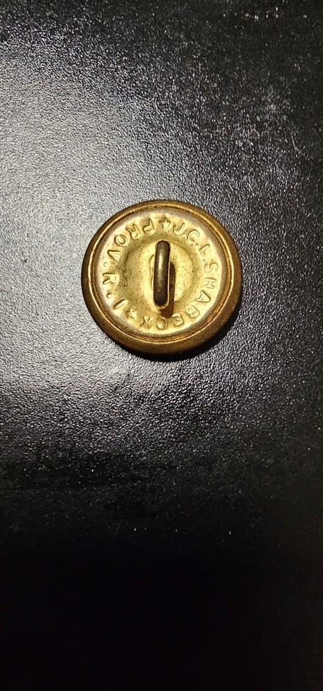 US Navy Eagle Button Pre-WWII JCL Shabeck Backmark