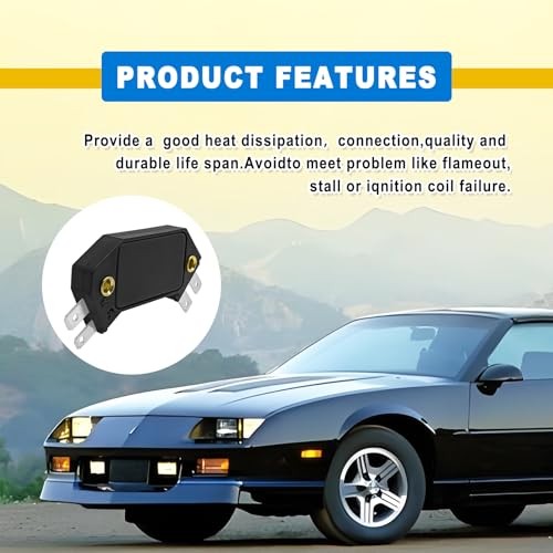 1875990 4 Pin Performance Ignition Module, Compatible with 1974-1988 Chevy