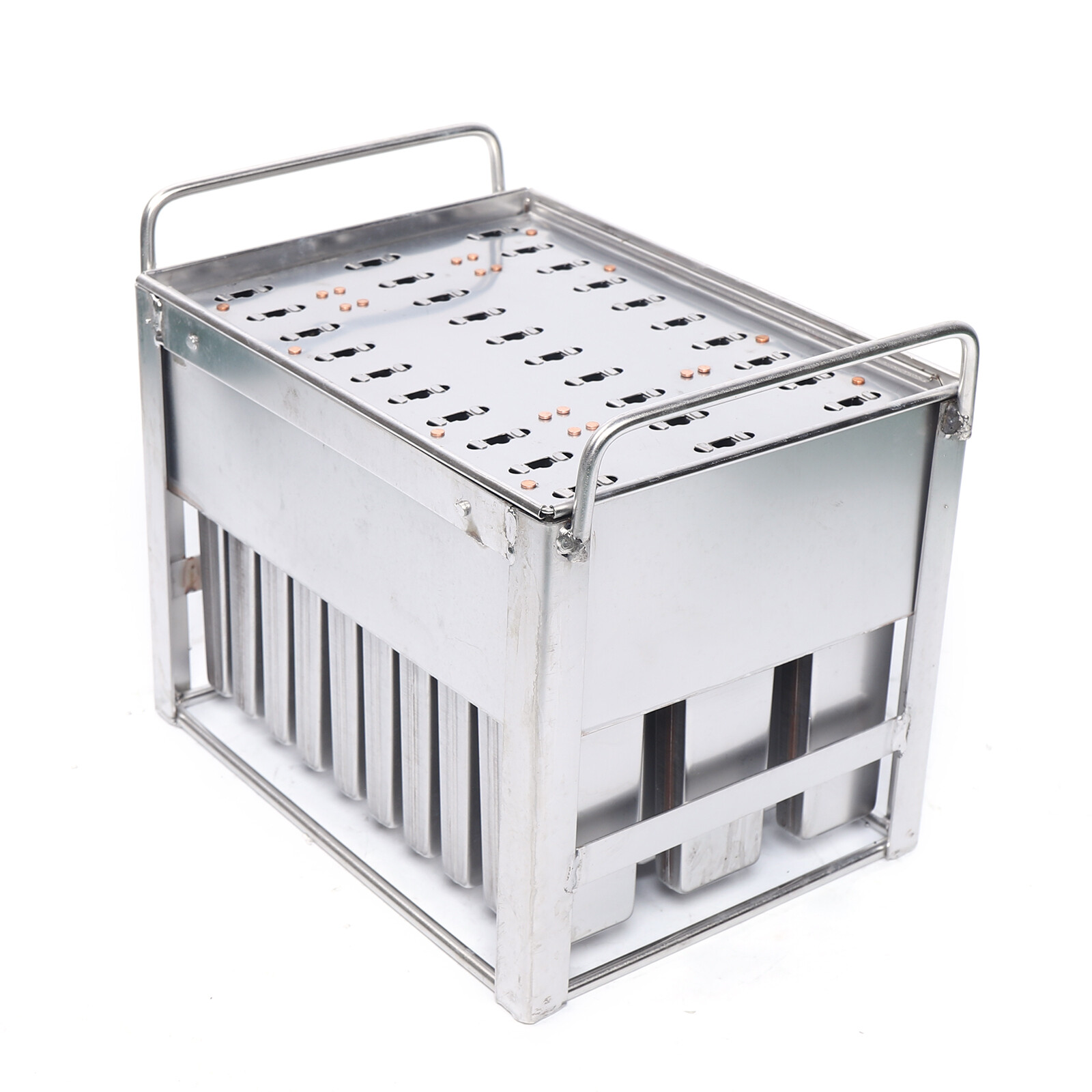 30* Ice Cream Stainless Steel Molds Ice Pop Lolly Stick Holder Summer