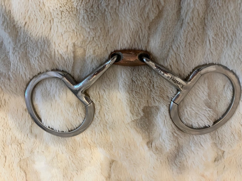 Korsteel Double-Jointed Eggbutt Snaffle-5.5 inches